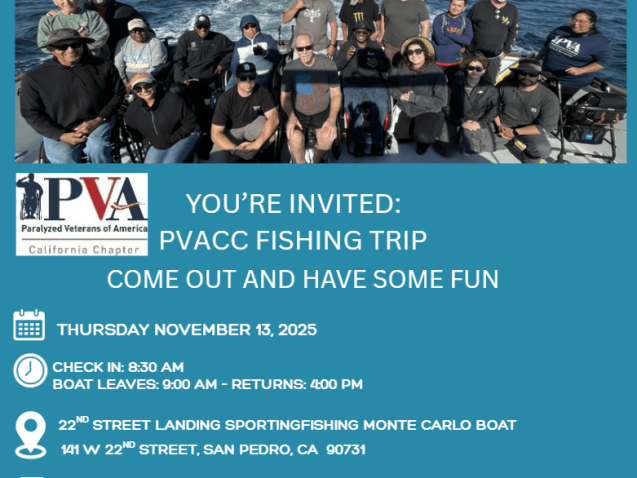 flyer for PVACC Fishing Trip